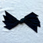 Set of 4 Inkberry Bows for Bikini Flavors Swimwear (black)