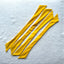 Flat Lay photo of Bikini Flavors bow ties in Lemon yellow