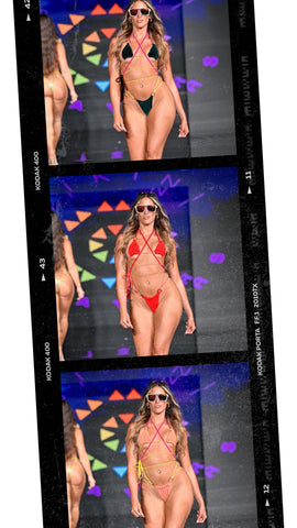 HAND-KNIT Brazilian Bikini Bottoms