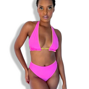 Reversible High Waist Bikini Bottoms